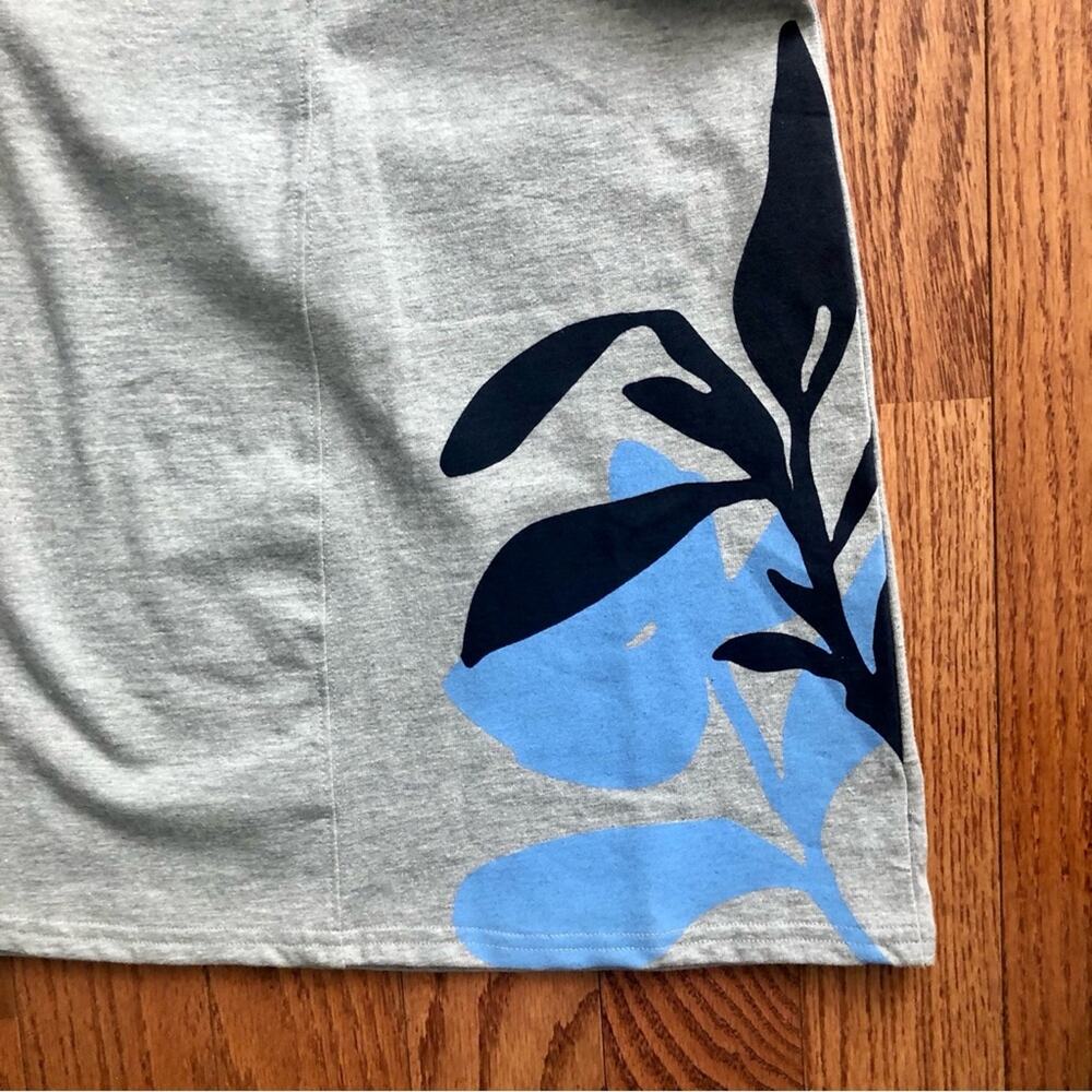 Anthropologie Daily Practice Gray Floral Mini
T-Shirt Dress Women’s Size XS NWT - Picture 9 of 12